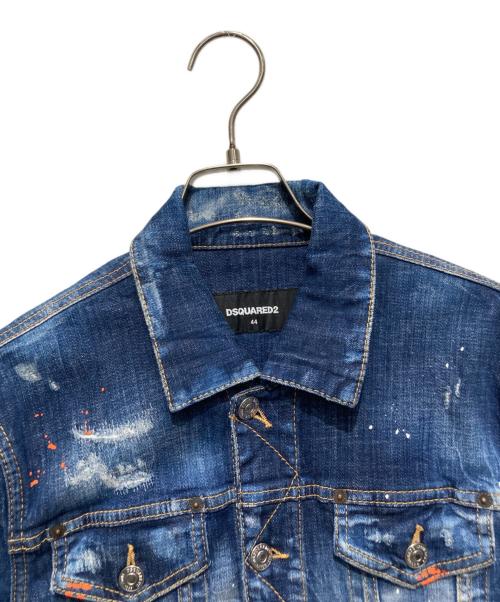 DSQUARED2（ディースクエアード）DSQUARED2 (ディースクエアード) Dan Jean Jacket インディゴ サイズ:44の古着・服飾アイテム