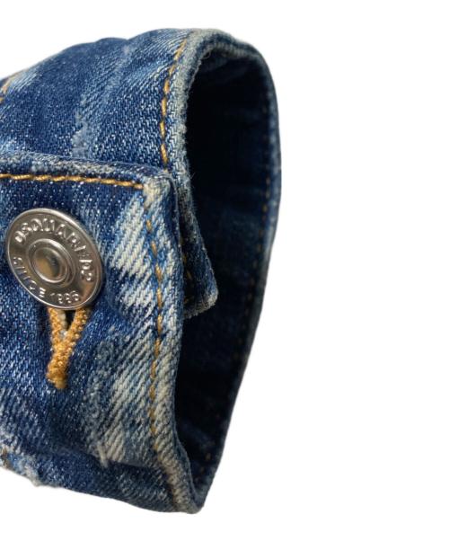 DSQUARED2（ディースクエアード）DSQUARED2 (ディースクエアード) Dan Jean Jacket インディゴ サイズ:44の古着・服飾アイテム