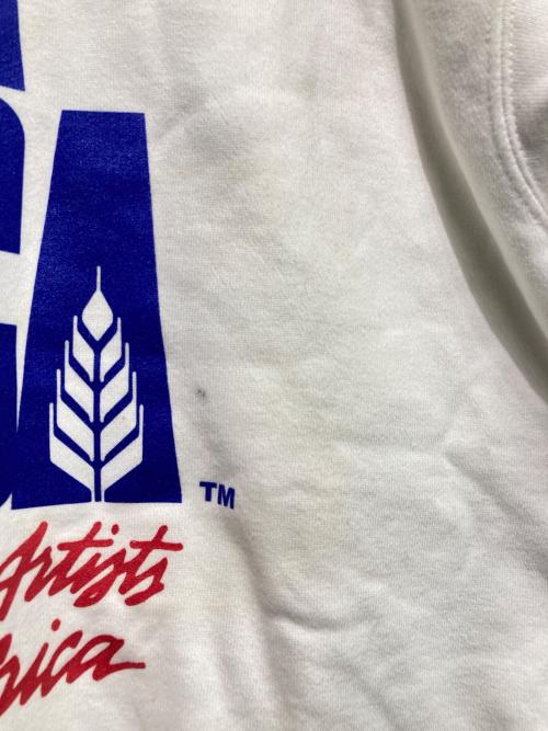 Happinet（ハピネット）happinet (ハピネット) プリントスウェット ベージュ サイズ:Mの古着・服飾アイテム
