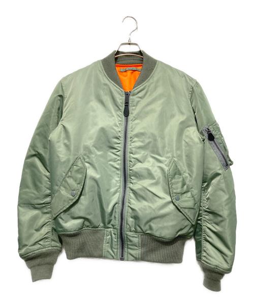 AVIREX（アヴィレックス）AVIREX (アヴィレックス) MA-1ジャケット グリーン サイズ:Lの古着・服飾アイテム
