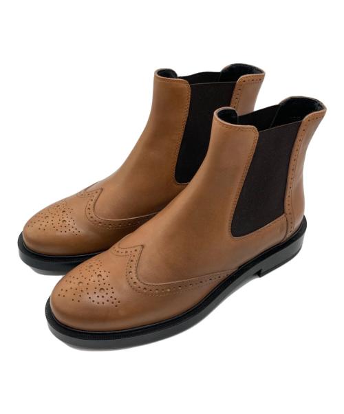TOD'S（トッズ）TOD'S (トッズ) サイドゴアブーツ ブラウン サイズ:361/2の古着・服飾アイテム