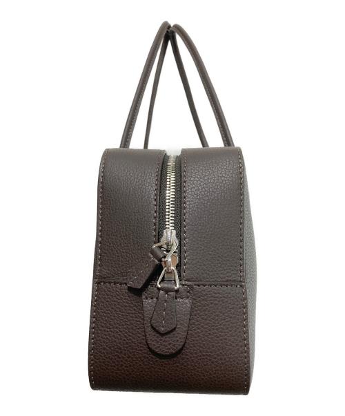 MAISON CANAU（メゾンカナウ）MAISON CANAU (メゾンカナウ) martinique (マルティニーク) 別注EWボックス ボストン シュリンクレザー ブラウンの古着・服飾アイテム