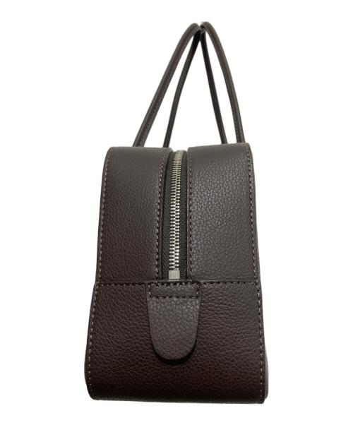 MAISON CANAU（メゾンカナウ）MAISON CANAU (メゾンカナウ) martinique (マルティニーク) 別注EWボックス ボストン シュリンクレザー ブラウンの古着・服飾アイテム