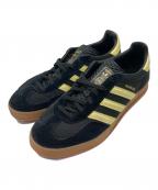 adidasアディダス）の古着「GAZELLE INDOOR lze50 コアブラック×オールモストイエロー×ガム」｜ブラック