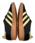 中古・古着 adidas (アディダス) GAZELLE INDOOR lze50 コアブラック×オールモストイエロー×ガム ブラック サイズ:26cm：6000円