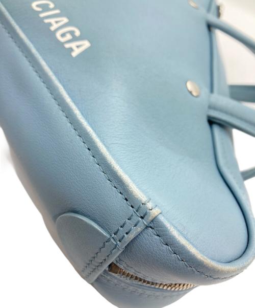 BALENCIAGA（バレンシアガ）BALENCIAGA (バレンシアガ) トライアングルダッフルバッグXS スカイブルーの古着・服飾アイテム