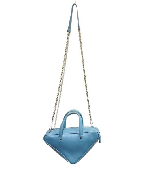 BALENCIAGA（バレンシアガ）BALENCIAGA (バレンシアガ) トライアングルダッフルバッグXS スカイブルーの古着・服飾アイテム