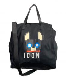 DSQUARED2（ディースクエアード）の古着「icon chiro アイコン2WAYバッグ」｜ブラック