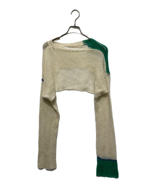 PAMM（パム）PAMM (パム) 海辺の一日のショートニット ベージュ サイズ:FREEの古着・服飾アイテム