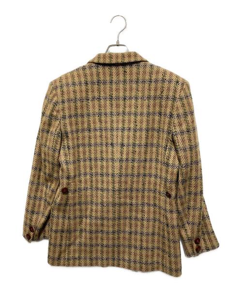 Christian Dior Sports（クリスチャン ディオールスポーツ）Christian Dior Sports (クリスチャン ディオールスポーツ) ウールチェックセットアップ ベージュ サイズ:Lの古着・服飾アイテム