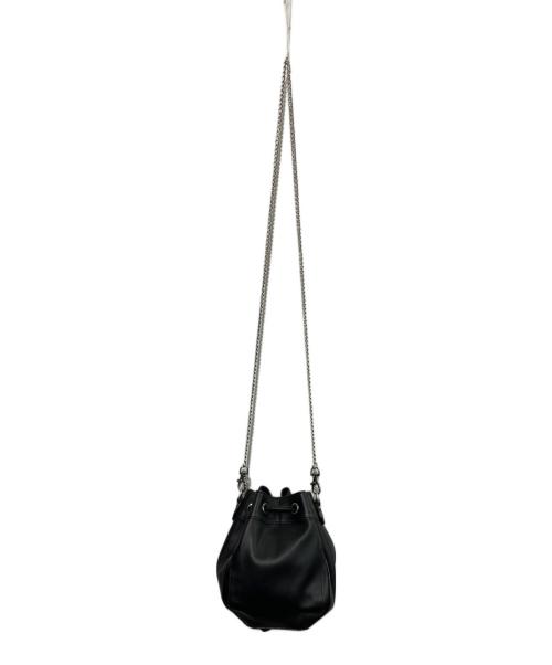 Vivienne Westwood（ヴィヴィアンウエストウッド）Vivienne Westwood (ヴィヴィアンウエストウッド) チェーン巾着ショルダーバッグ ブラックの古着・服飾アイテム