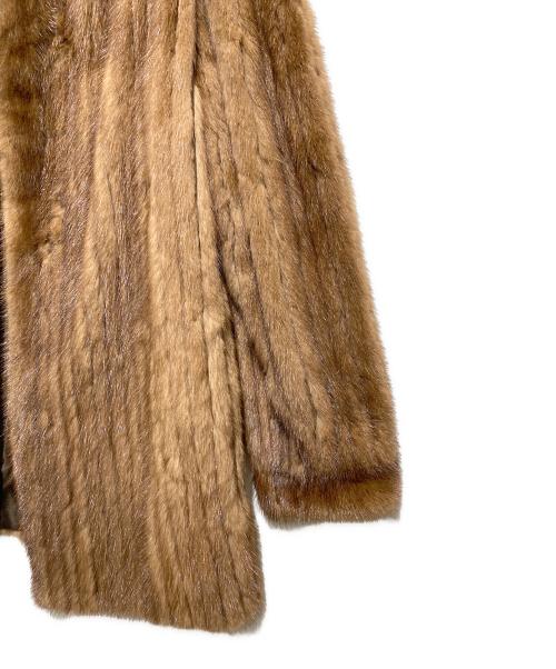 SAGA MINK（サガミンク）SAGA MINK (サガミンク) ファーコート ブラウン サイズ:11の古着・服飾アイテム