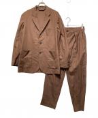 MARKAWAREマーカウェア）の古着「MARKAWARE ORGANIC WOOL TROPICALセットアップスーツ」｜ブラウン