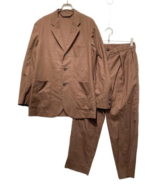 MARKAWARE（マーカウェア）MARKAWARE (マーカウェア) MARKAWARE ORGANIC WOOL TROPICALセットアップスーツ ブラウン サイズ:1の古着・服飾アイテム