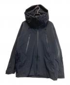 DESCENTE ALLTERRAINデザイント オルテライン）の古着「ハードシェルジャケット CREAS」｜ブラック
