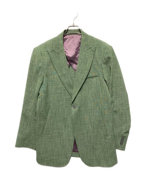 Needles（ニードルズ）Needles (ニードルズ) シングル1Bテーラードジャケット グリーン サイズ:S 未使用品の古着・服飾アイテム