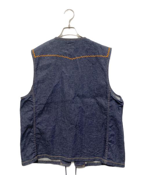 Needles（ニードルズ）Needles (ニードルズ) PM EMB VEST インディゴ サイズ:M 未使用品の古着・服飾アイテム