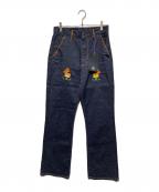 Needlesニードルズ）の古着「P&M Emb. Boot-Cut Jean」｜インディゴ