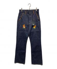 Needles（ニードルズ）の古着「P&M Emb. Boot-Cut Jean」｜インディゴ