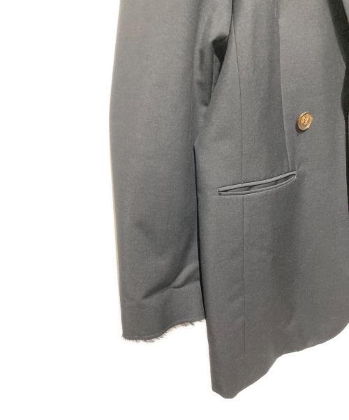 edition pourell（エディションプレル）edition pourell (エディションプレル) モヘヤビンテージトロ ジャケット ブラック サイズ:34の古着・服飾アイテム