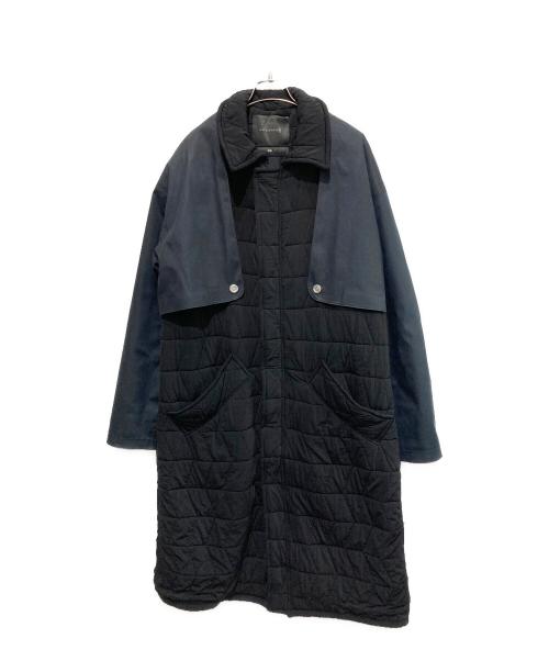 MACKINTOSH 0003（マッキントッシュ 0003）MACKINTOSH 0003 (マッキントッシュ 0003) ジャケット切替キルティングコート ブラック サイズ:Lの古着・服飾アイテム