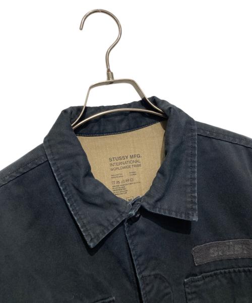 stussy（ステューシー）stussy (ステューシー) ミリタリージャケット ブラック サイズ:Mの古着・服飾アイテム