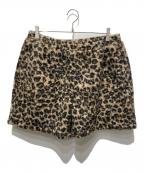 GLIM CLAPグリムクラップ）の古着「Poodle Faux Fur Short」｜レオパード