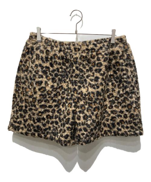 GLIM CLAP（グリムクラップ）GLIM CLAP (グリムクラップ) Poodle Faux Fur Short レオパード サイズ:Lの古着・服飾アイテム
