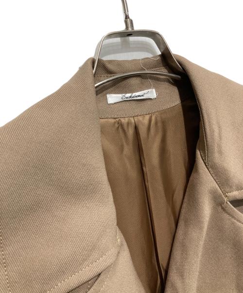 Enchainement（アンシェヌマン）Enchainement (アンシェヌマン) wool Storm Coat ベージュ サイズ:Freeの古着・服飾アイテム