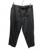 ENNOYエンノイ）の古着「CORDURA WOOL BLEND RIP STOP EASY PANTS」｜ブラック