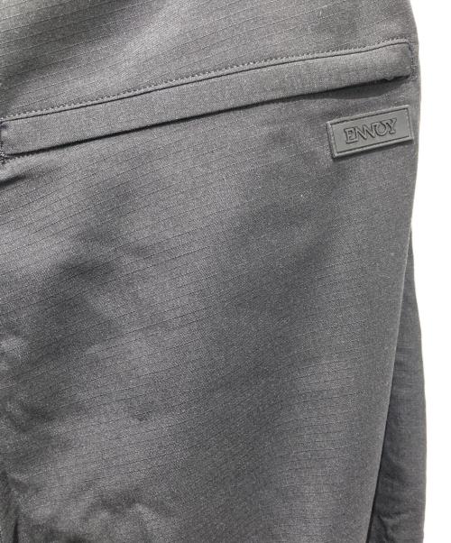 ENNOY（エンノイ）ENNOY (エンノイ) CORDURA WOOL BLEND RIP STOP EASY PANTS ブラック サイズ:Mの古着・服飾アイテム