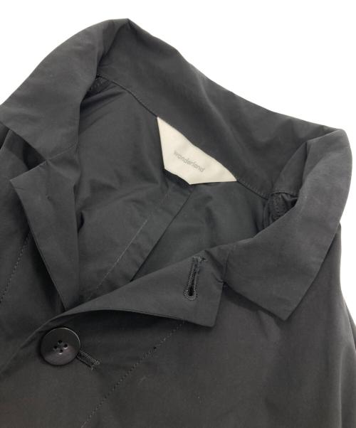 wonderland（ワンダーランド）wonderland (ワンダーランド) ステンカラーコート ブラック サイズ:1の古着・服飾アイテム