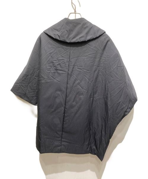 BALLSEY（ボールジィ）BALLSEY (ボールジィ) パデットツイル ベルテッドポンチョ ネイビー サイズ:36 未使用品の古着・服飾アイテム