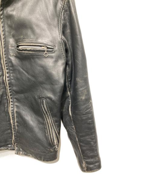 Schott（ショット）Schott (ショット) シングルライダースジャケット ブラック サイズ:34の古着・服飾アイテム