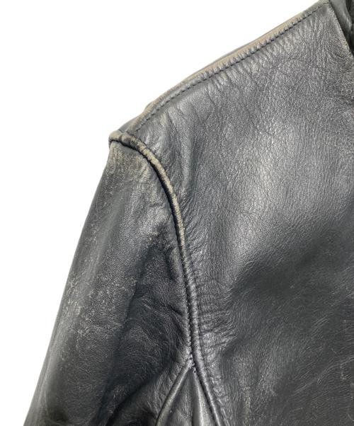 Schott（ショット）Schott (ショット) シングルライダースジャケット ブラック サイズ:34の古着・服飾アイテム