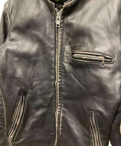 Schott（ショット）Schott (ショット) シングルライダースジャケット ブラック サイズ:34の古着・服飾アイテム