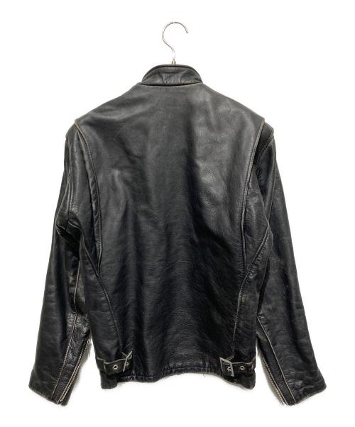 Schott（ショット）Schott (ショット) シングルライダースジャケット ブラック サイズ:34の古着・服飾アイテム
