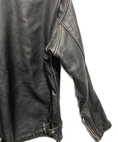 Schott（ショット）Schott (ショット) シングルライダースジャケット ブラック サイズ:34の古着・服飾アイテム