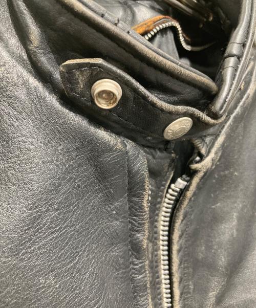 Schott（ショット）Schott (ショット) シングルライダースジャケット ブラック サイズ:34の古着・服飾アイテム