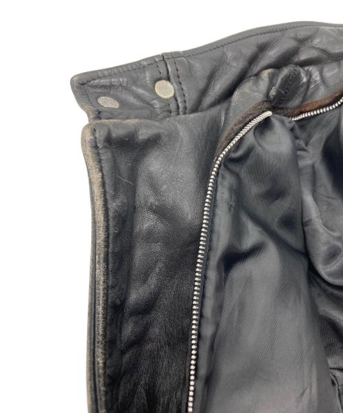 Schott（ショット）Schott (ショット) シングルライダースジャケット ブラック サイズ:34の古着・服飾アイテム
