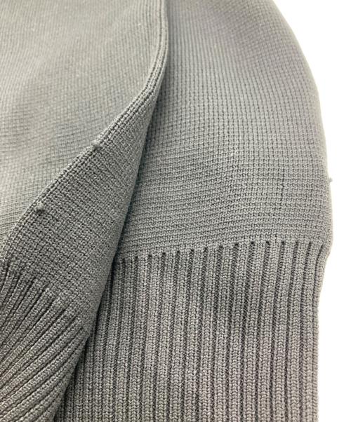 Re.Verofonna（ヴェロフォンナ）Re.Verofonna (ヴェロフォンナ) 襟付きニットジャケット ブラック サイズ:38の古着・服飾アイテム