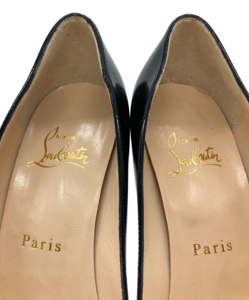 Christian Louboutin（クリスチャン・ルブタン）Christian Louboutin (クリスチャン・ルブタン) オープントゥーハイヒールパンプス ブラック サイズ:36の古着・服飾アイテム