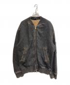 DIESELディーゼル）の古着「D-WELTIKデニムジャケット」｜ブラック