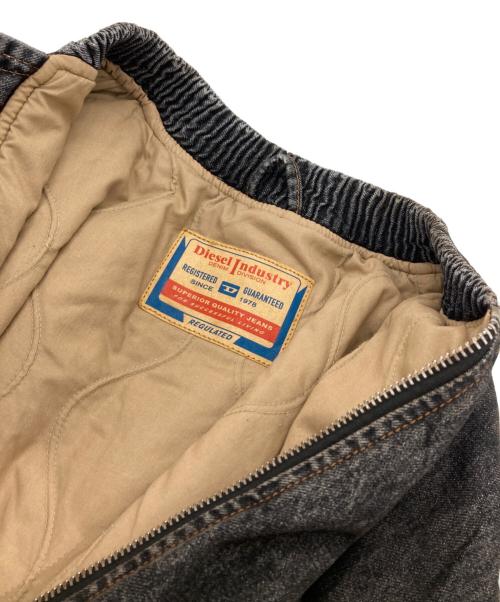 DIESEL（ディーゼル）DIESEL (ディーゼル) D-WELTIKデニムジャケット ブラック サイズ:Sの古着・服飾アイテム