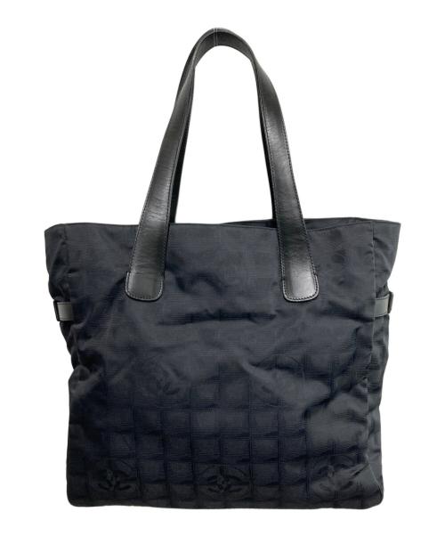 CHANEL（シャネル）CHANEL (シャネル) ニュートラベルライントートGM ブラックの古着・服飾アイテム