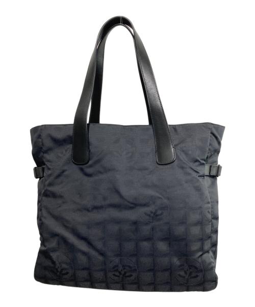 CHANEL（シャネル）CHANEL (シャネル) ニュートラベルライントートGM ブラックの古着・服飾アイテム