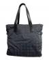 CHANEL (シャネル) ニュートラベルライントートGM ブラック：45000円