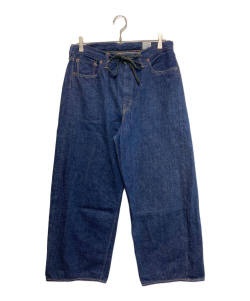 orSlow（オアスロウ）orSlow (オアスロウ) B-SHOP (ビショップ) 別注デニムイージーパンツ インディゴ サイズ:XXSの古着・服飾アイテム