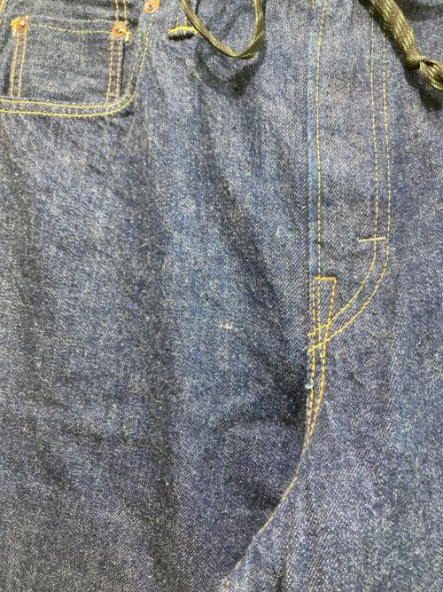 orSlow（オアスロウ）orSlow (オアスロウ) B-SHOP (ビショップ) 別注デニムイージーパンツ インディゴ サイズ:XXSの古着・服飾アイテム