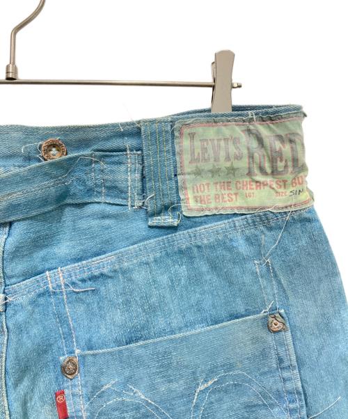 LEVI'S RED（リーバイス レッド）LEVI'S RED (リーバイス レッド) 00s ヘンプ混 シンチバック リバースウォッシュ ボタンフライ デニムパンツ インディゴ サイズ:不明の古着・服飾アイテム